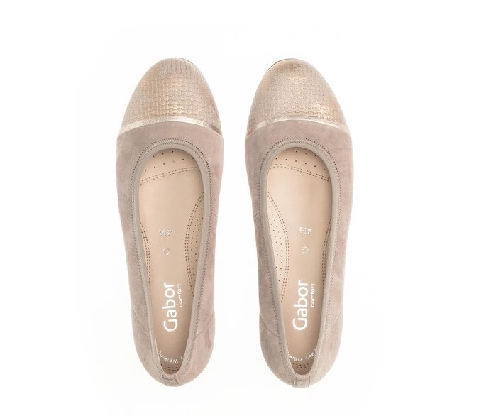 Gabor Naisten Ballerinat Beige | FI0002130